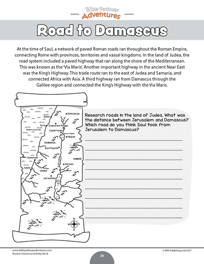 Road to Damascus Activity Book