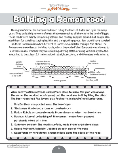 Road to Damascus Activity Book