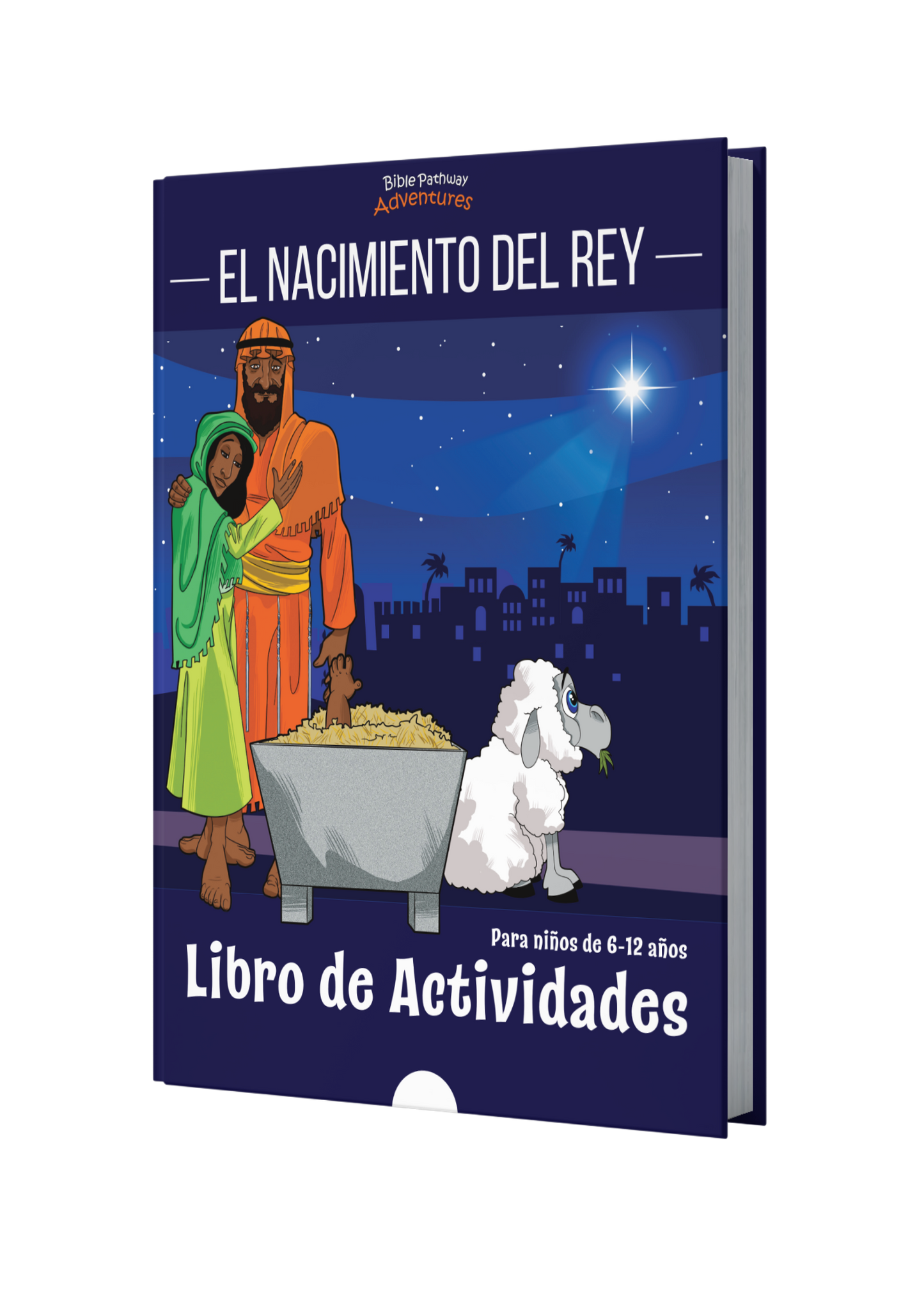 El nacimiento del Rey: Libro de actividades book cover