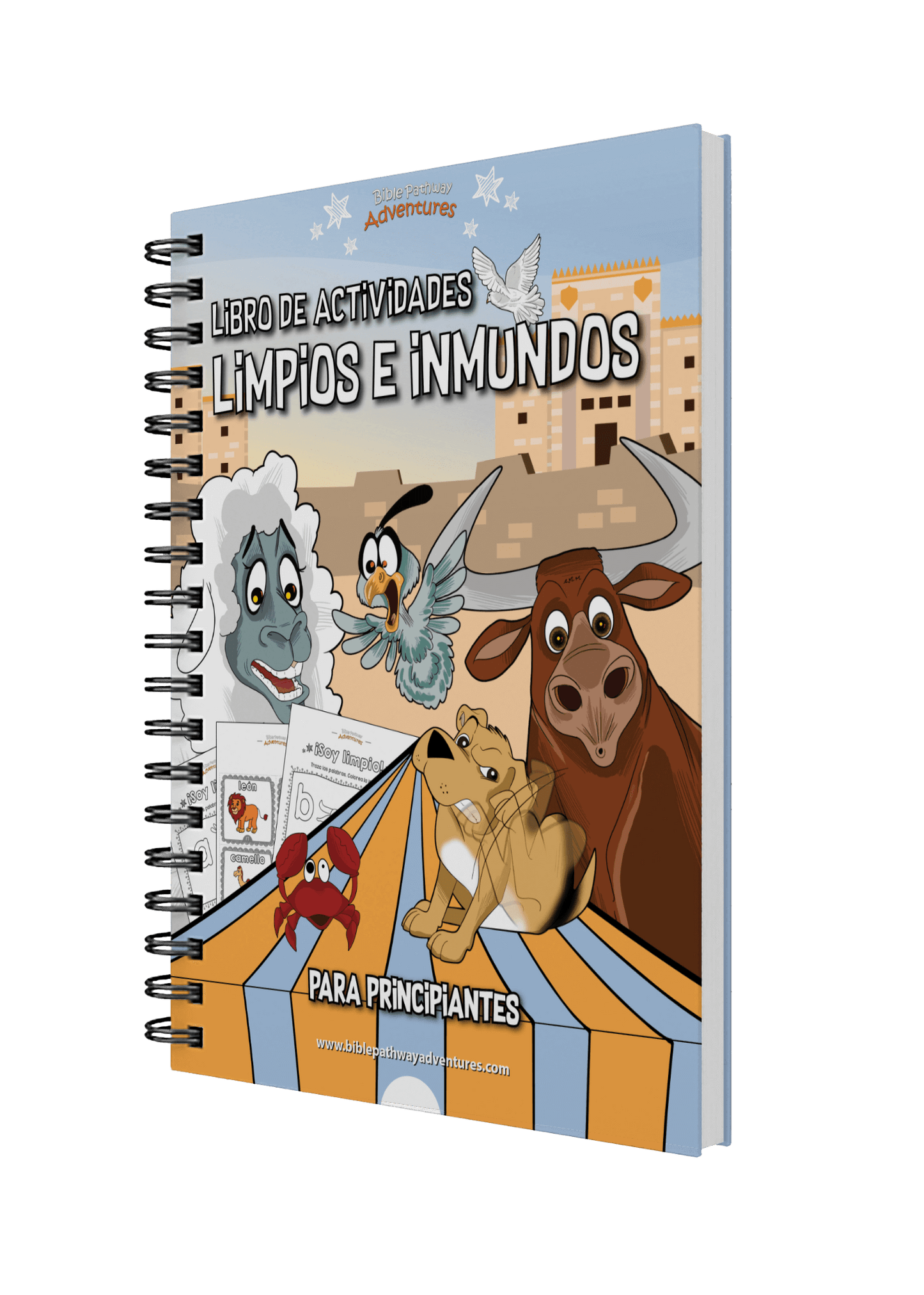 Libro de actividades limpios e inmundos para principiantes