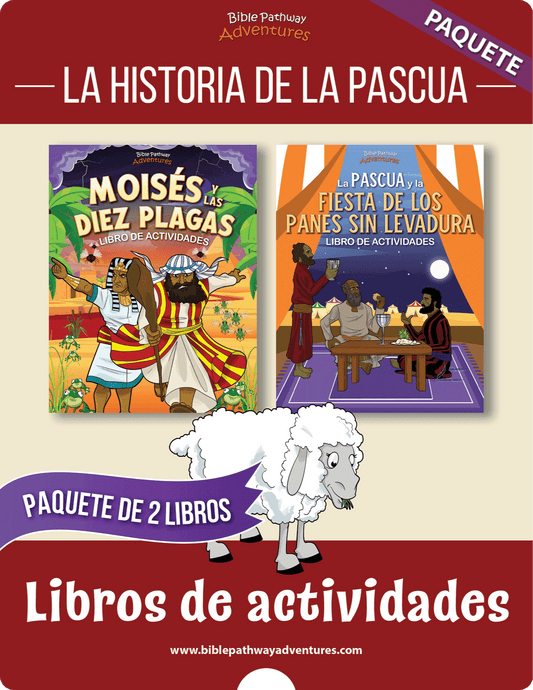 PAQUETE: La historia de la Pascua: Libros de actividades