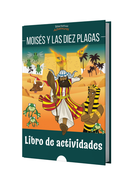 Moisés y las diez plagas: Libro de actividades (paperback)