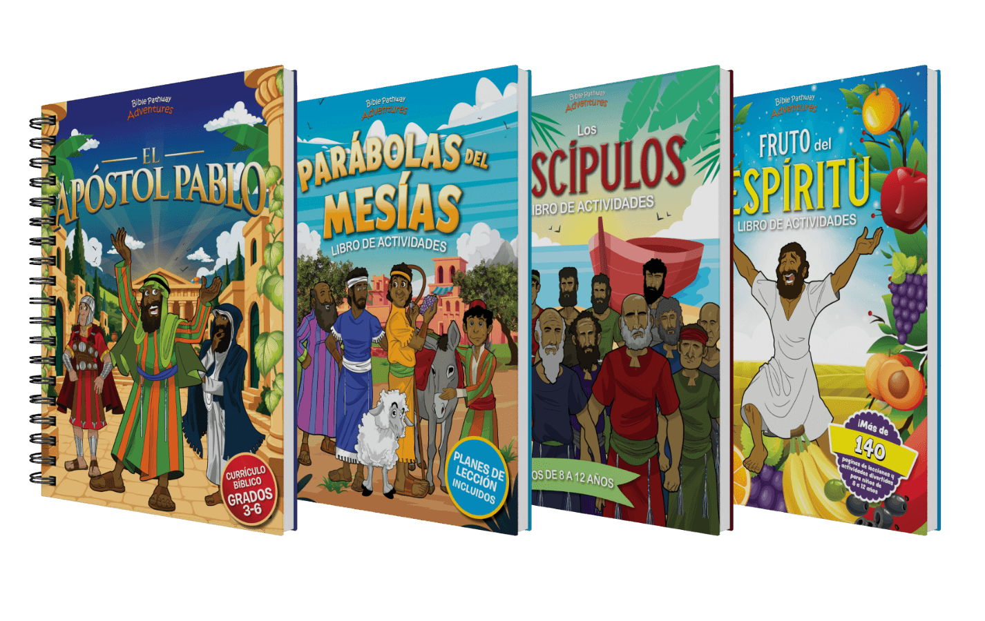 PAQUETE: Libros de actividades del Nuevo Testamento (grados 3-6)