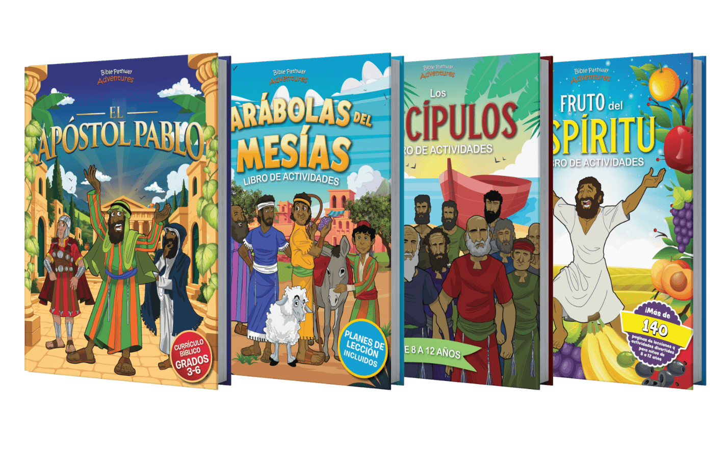 PAQUETE: Libros de actividades del Nuevo Testamento (grados 3-6)