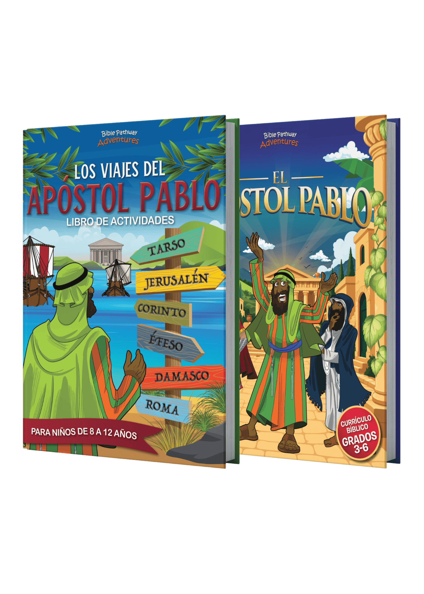 PAQUETE: Libros de actividades del apóstol Pablo (grados 3-6)