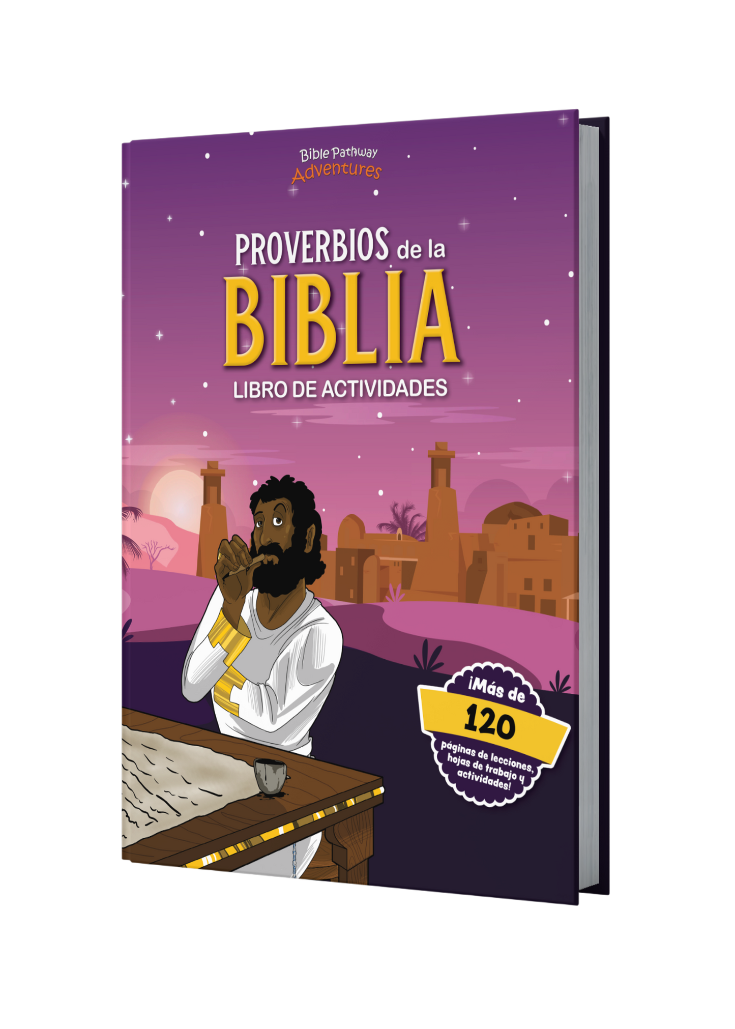 Libro de actividades de proverbios de la Biblia book cover