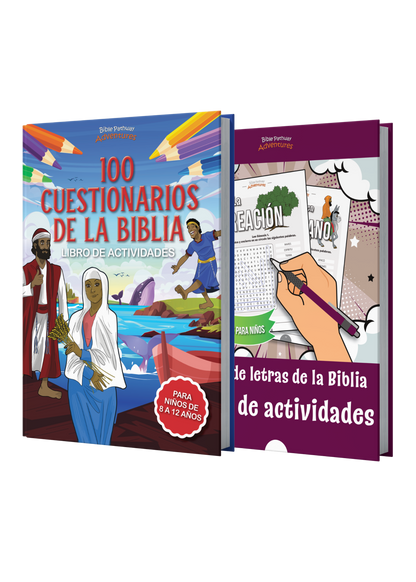 BUNDLE: Cuestionarios bíblicos y sopas de letras: Libros de actividades (paperback)