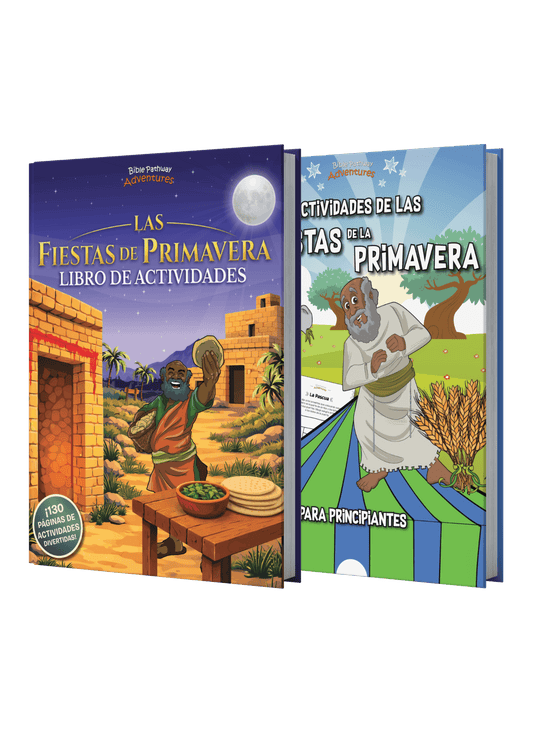 Two children's activity books on a black background