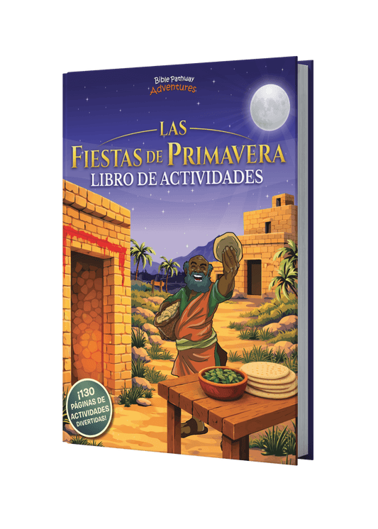 Book cover of 'Las Fiestas de Primavera' with a character and table scene on a dark background