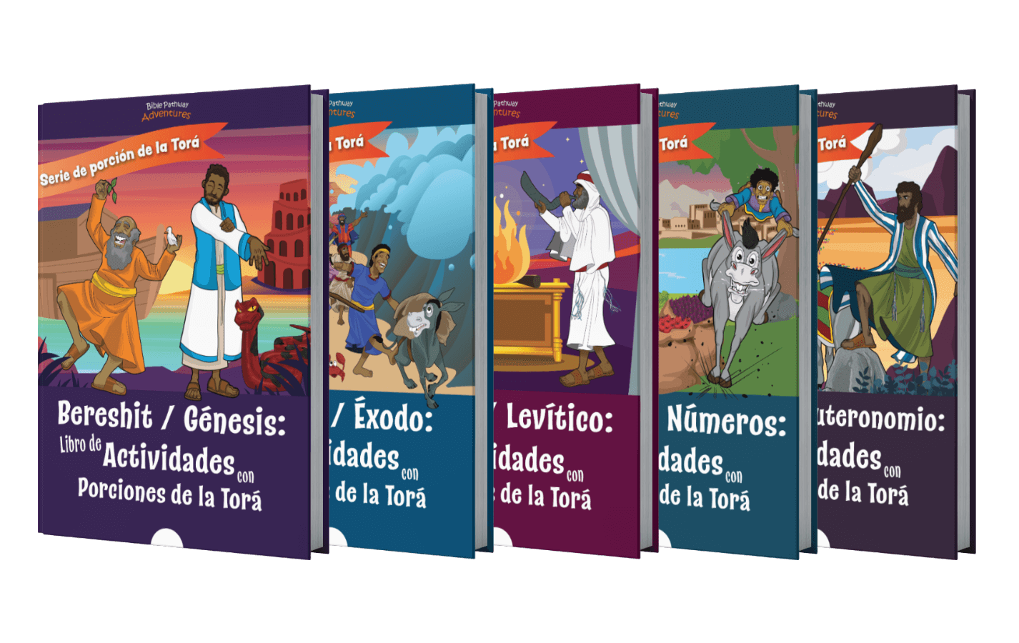 BUNDLE: Libros de actividades de porciones de la Torá