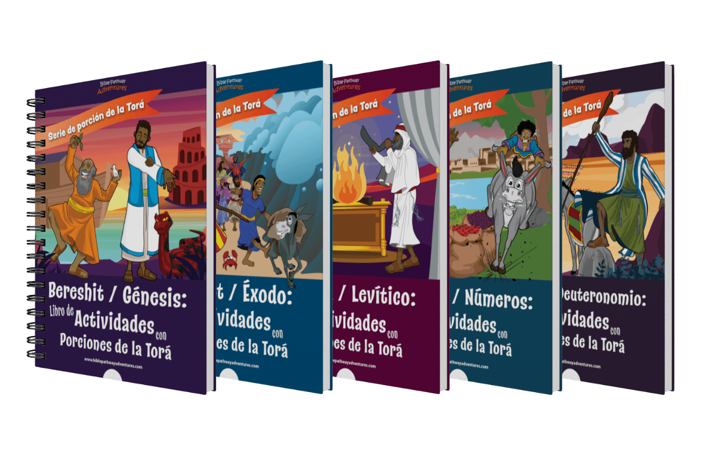 BUNDLE: Libros de actividades de porciones de la Torá