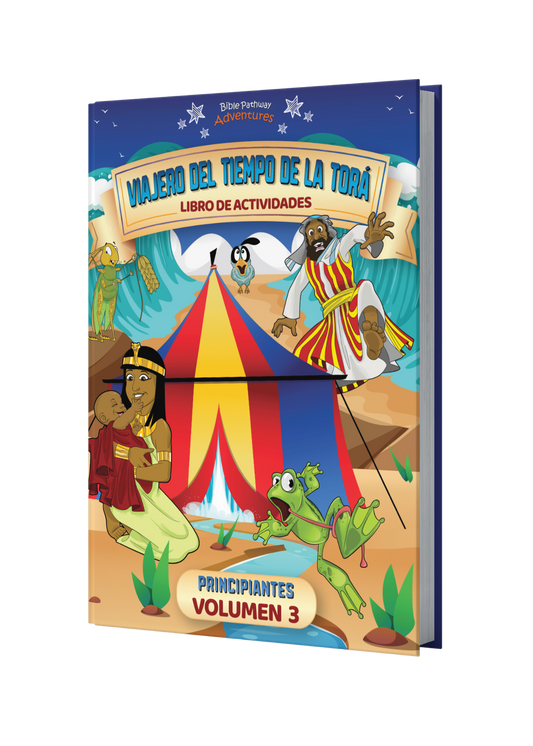 Viajero del tiempo de la Torá: Libro de actividades para principiantes - Volumen 3