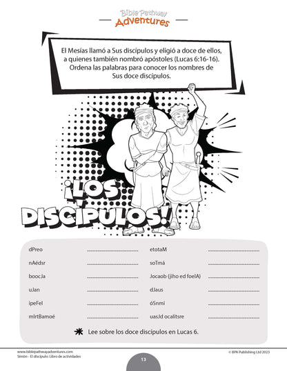 Simón - El discípulo: Libro de actividades (PDF)