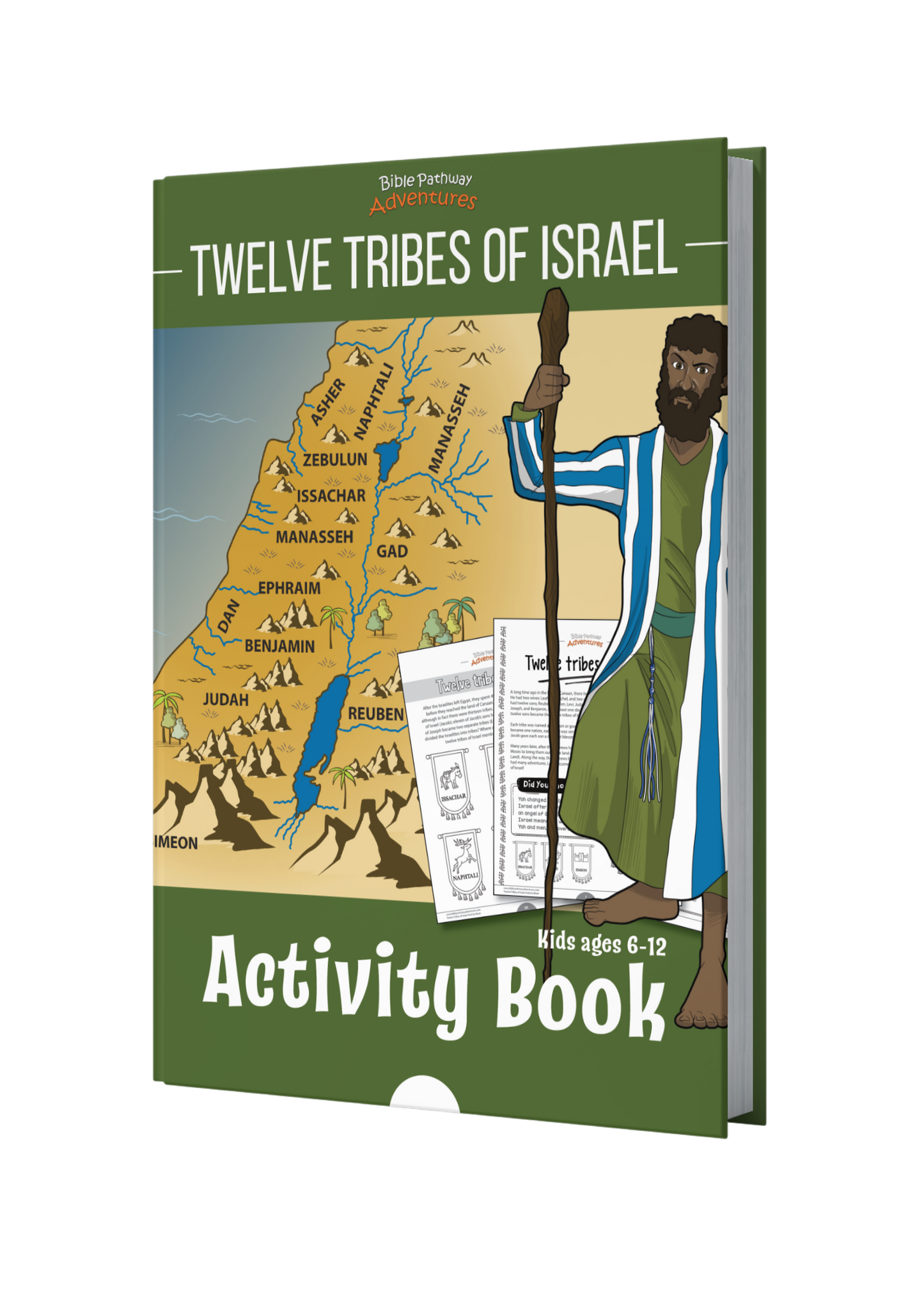 Twelve Tribes of Israel Activity Book (paperback)