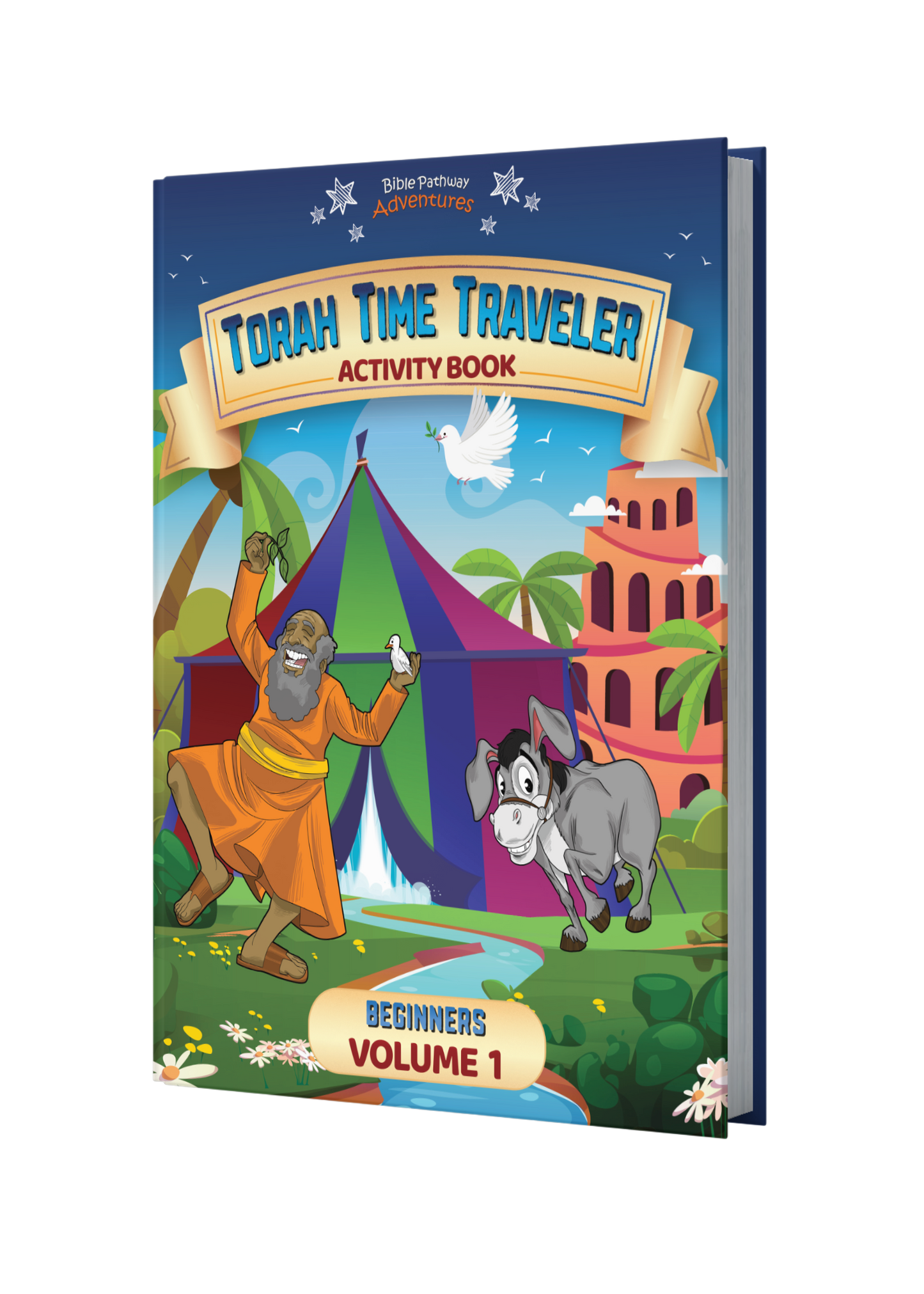 Torah Time Traveler Activity Book for Beginners: Volume 1