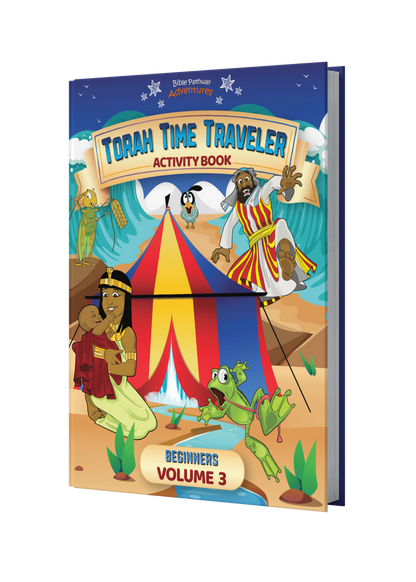 Torah Time Traveler Activity Book for Beginners: Volume 3