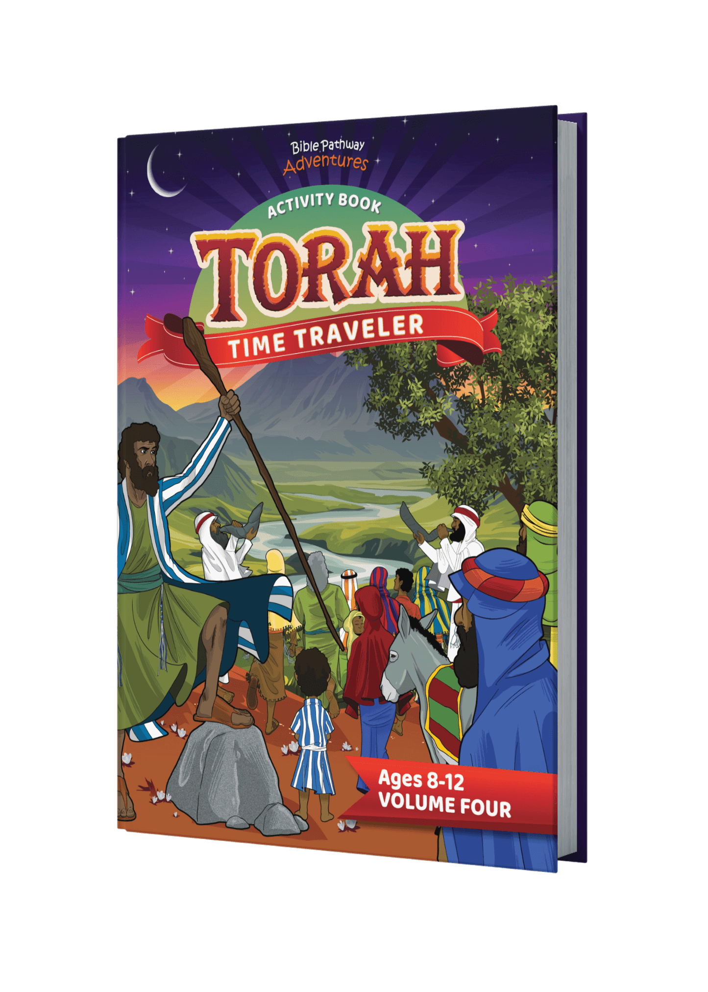 Torah Time Traveler Activity Book: Volume Four