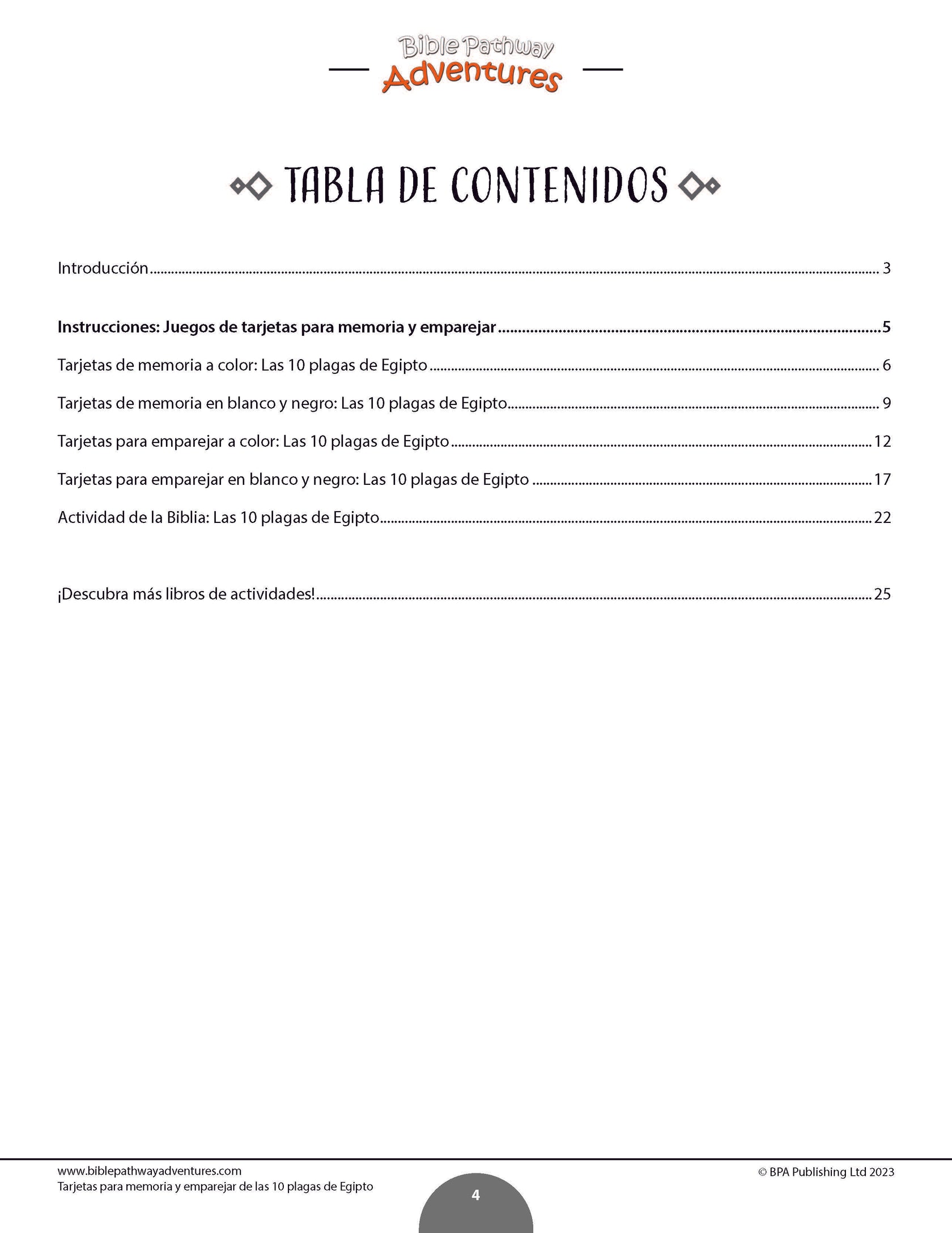 Las 10 plagas de Egipto: Tarjetas para memoria y emparejar (PDF ...