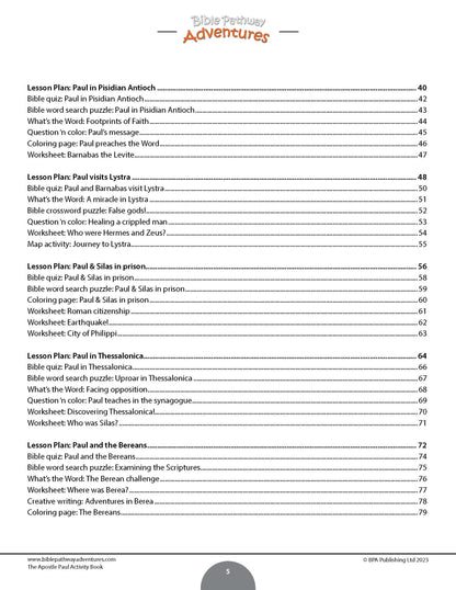 BUNDLE: New Testament Activity Books (PDF)