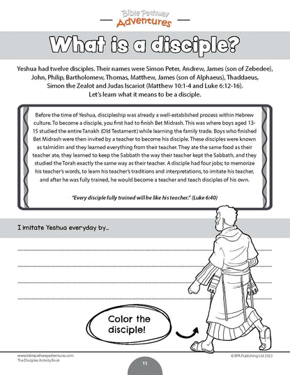 The Disciples Activity Book