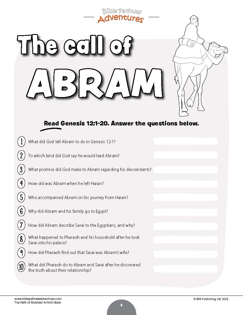 the-faith-of-abraham-activity-book-pdf-bible-pathway-adventures for Answers In Genesis Free Printables The Faith of Abraham Activity Book (PDF) – Bible Pathway Adventures for Answers In Genesis Free Printables