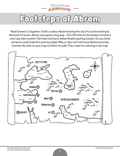 The Faith of Abraham Activity Book (PDF)