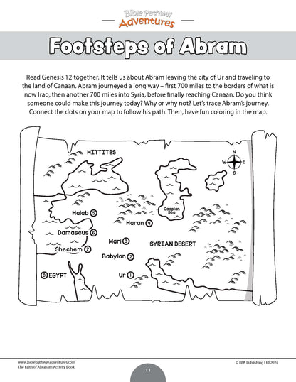 The Faith of Abraham Activity Book