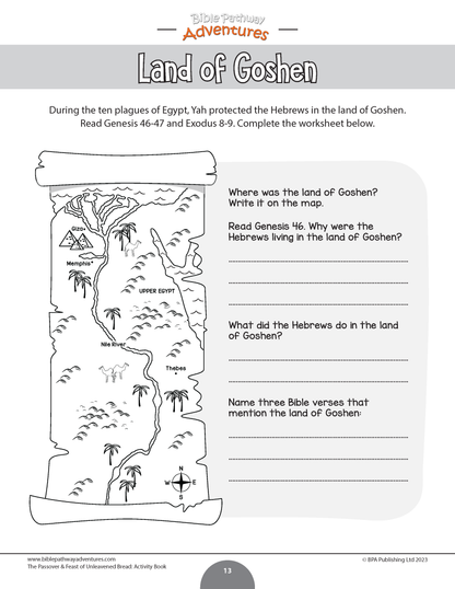 The Passover & Feast of Unleavened Bread Activity Book