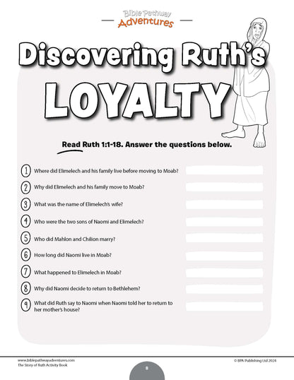 The Story of Ruth Activity Book