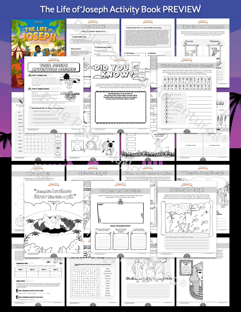 The Life of Joseph Activity Book (PDF)