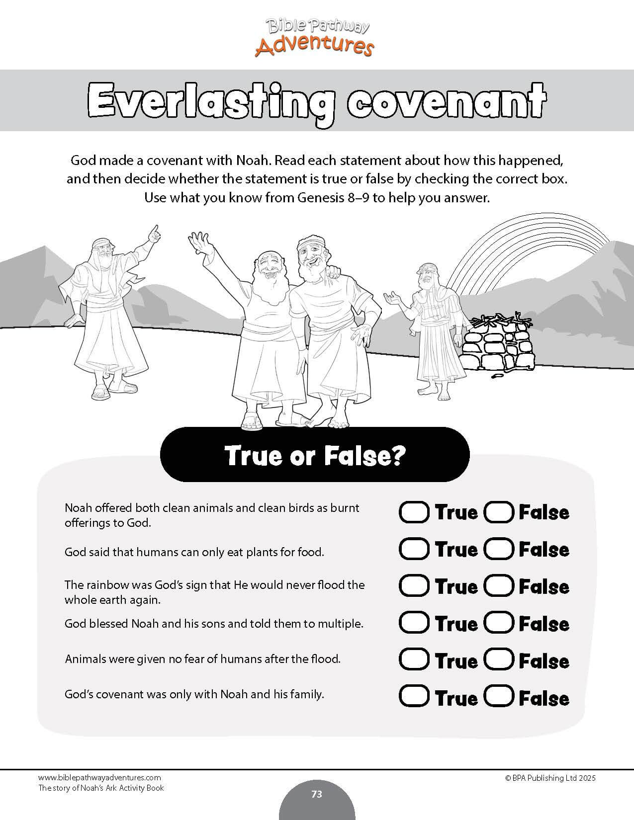 The Story of Noah's Ark Activity Book (PDF) – Bible Pathway Adventures the-story-of-noah-s-ark-activity-book-pdf-bible-pathway-adventures