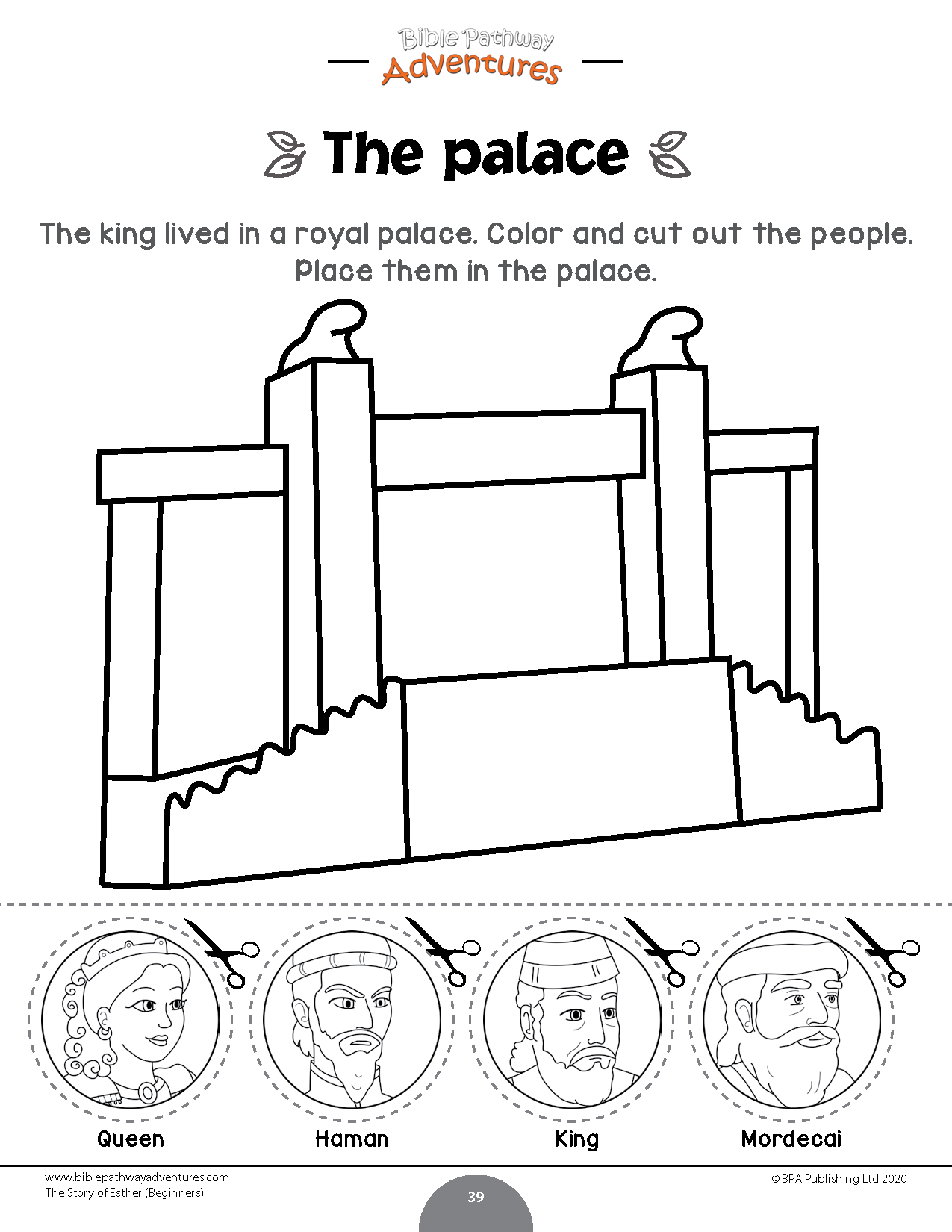 The story of Esther Activity Book for Beginners