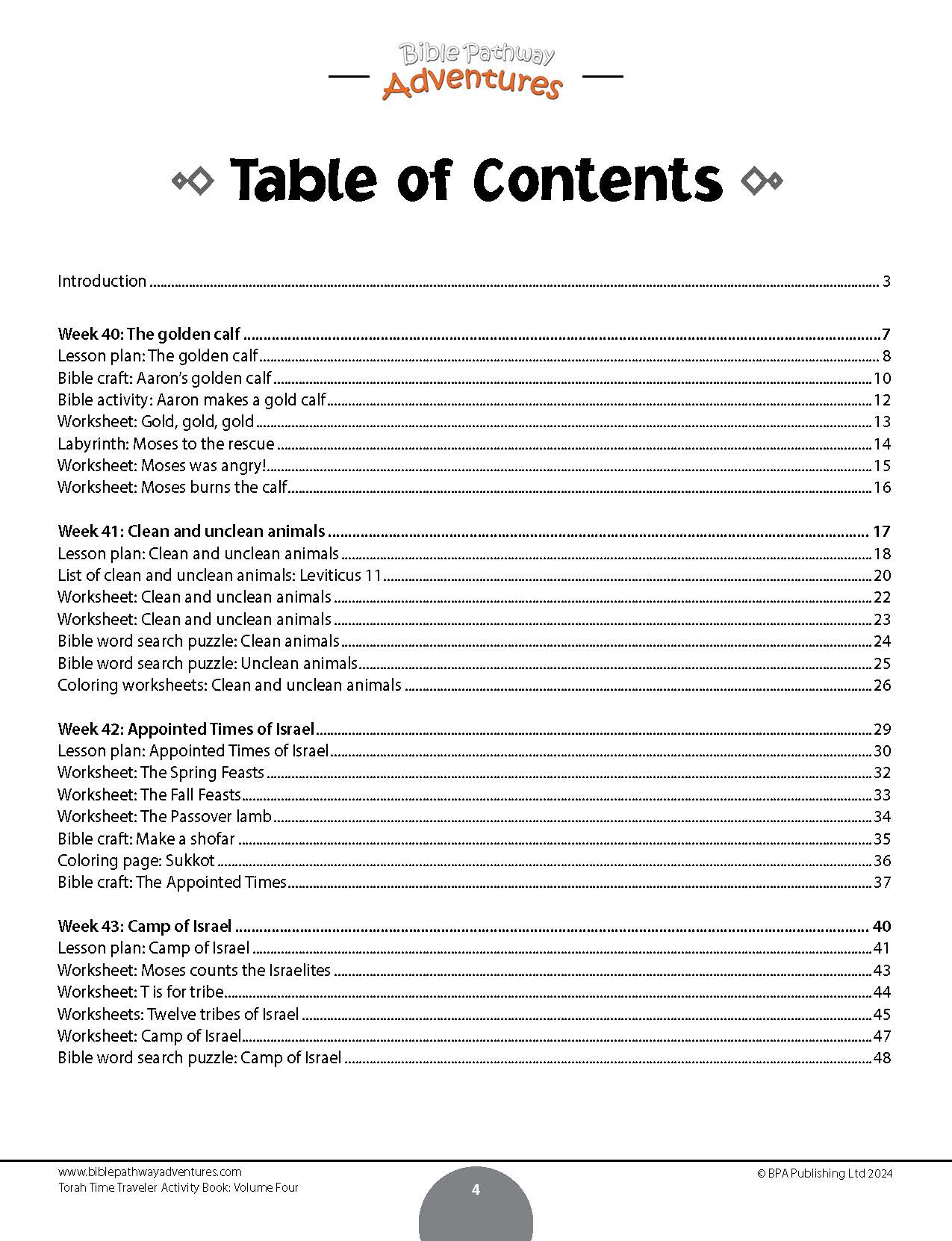 Torah Time Traveler Activity Book for Beginners: Volume 4 (PDF)