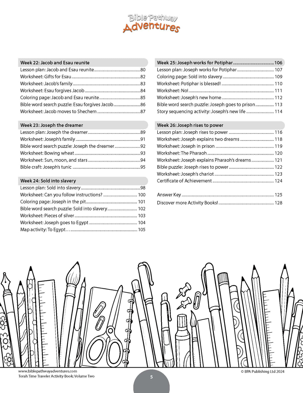Curriculum | Torah Time Traveler Volume 2 for Grades K-2
