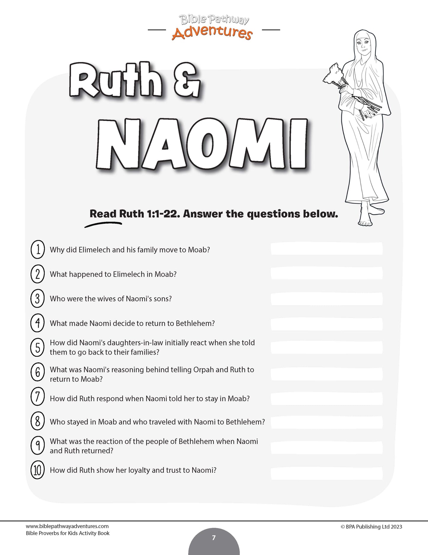 Trust: Bible Activity Book for Kids (PDF)
