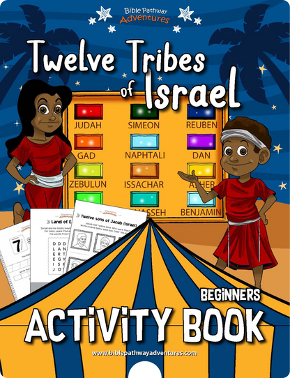 Twelve Tribes of Israel Activity Book for Beginners