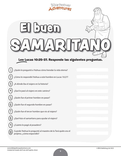 Unidad de estudio | Amor: Fruto del Espíritu (grados 3-6)