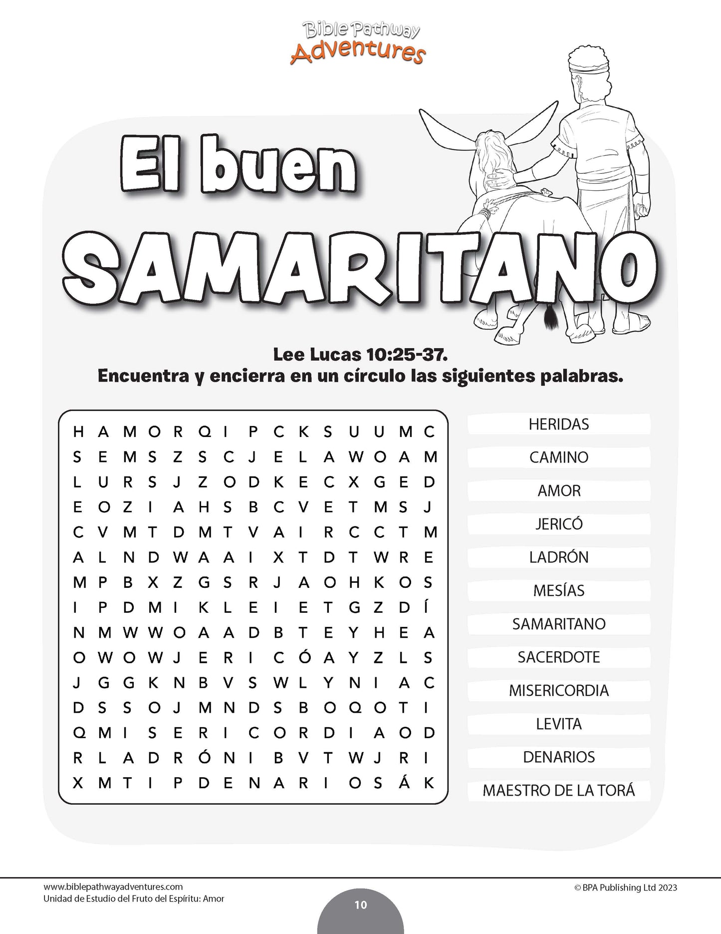 Unidad de estudio | Amor: Fruto del Espíritu (grados 3-6)