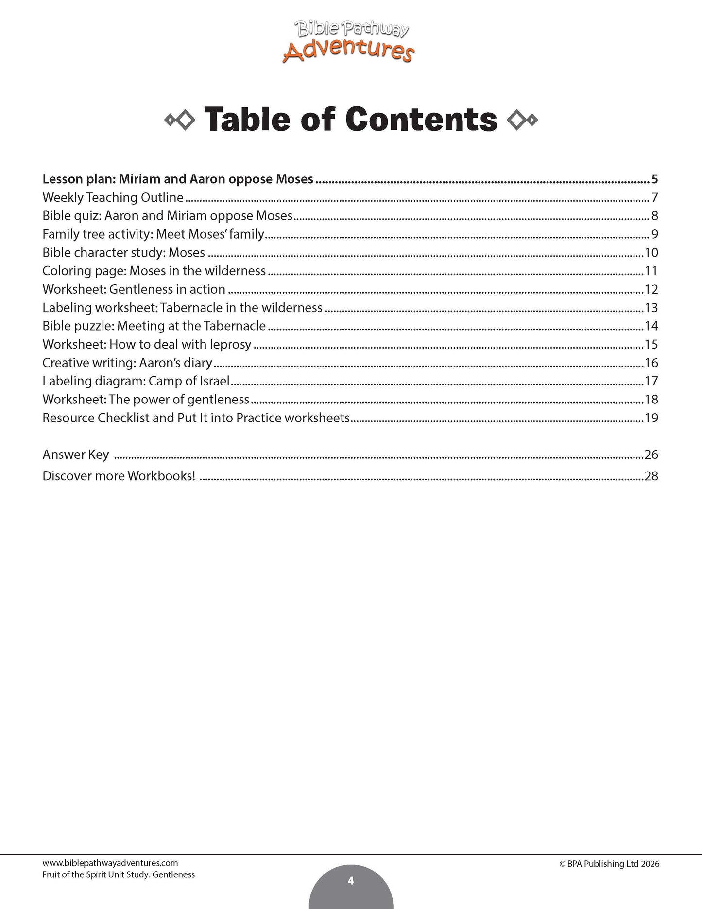 Unit Study | Gentleness: Fruit of the Spirit (Grades 3-6)