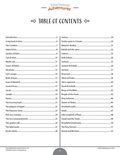 100 Bible Quizzes Activity Book (PDF)