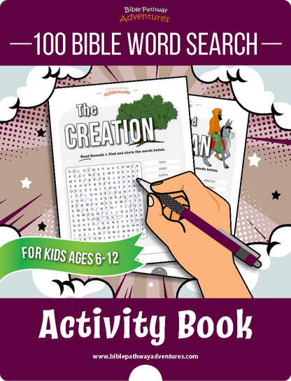 100 Bible Word Search Activity Book (PDF)