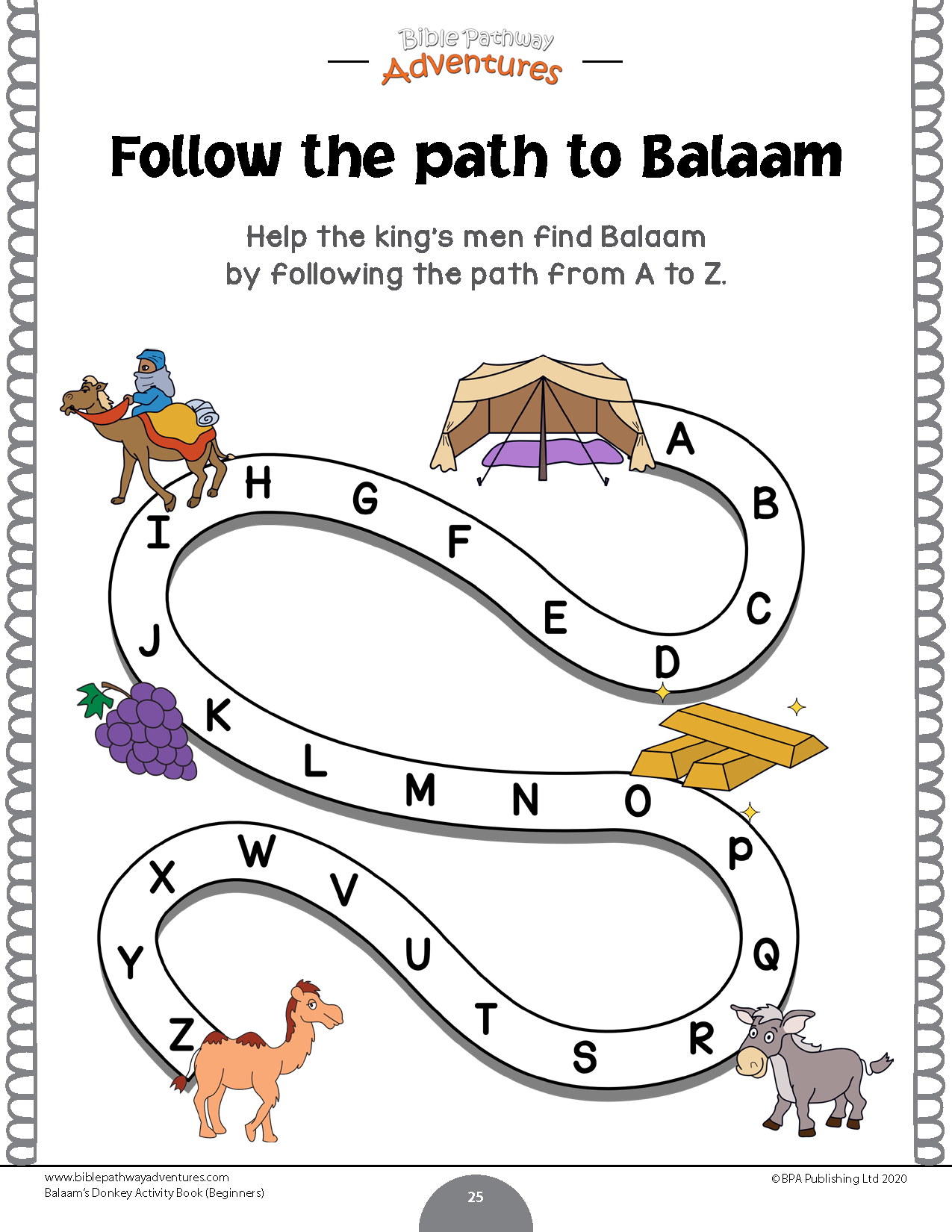 Balaam's Donkey Activity Book for Beginners (PDF) – Bible Pathway Adventures balaam-s-donkey-activity-book-for-beginners-pdf-bible-pathway-adventures