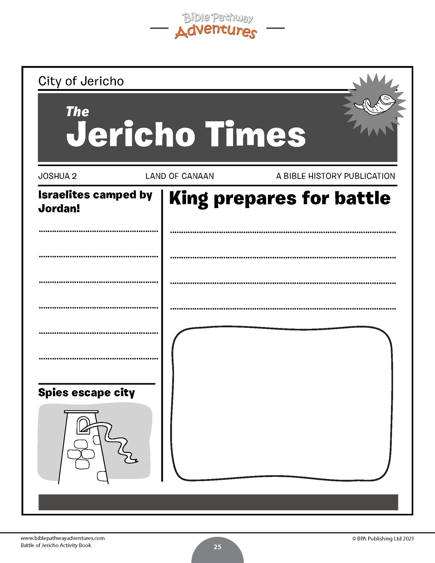 Battle of Jericho Activity Book (PDF)