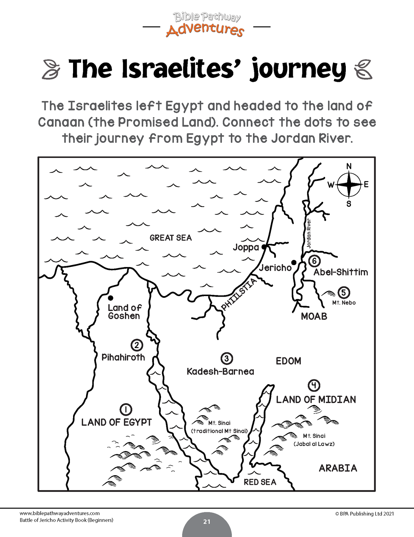 Battle of Jericho Activity Book for Beginners (PDF)