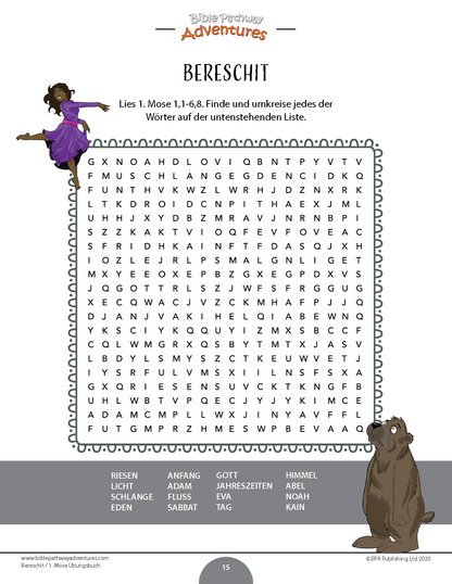 Bereschit / 1. Mose Übungsbuch (PDF)