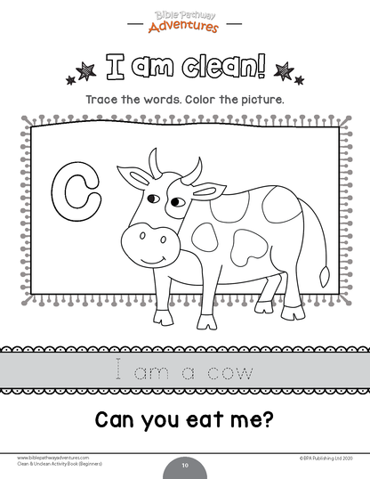 Clean and Unclean Activity Book for Beginners (PDF)