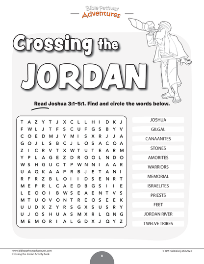 Crossing the Jordan Activity Book