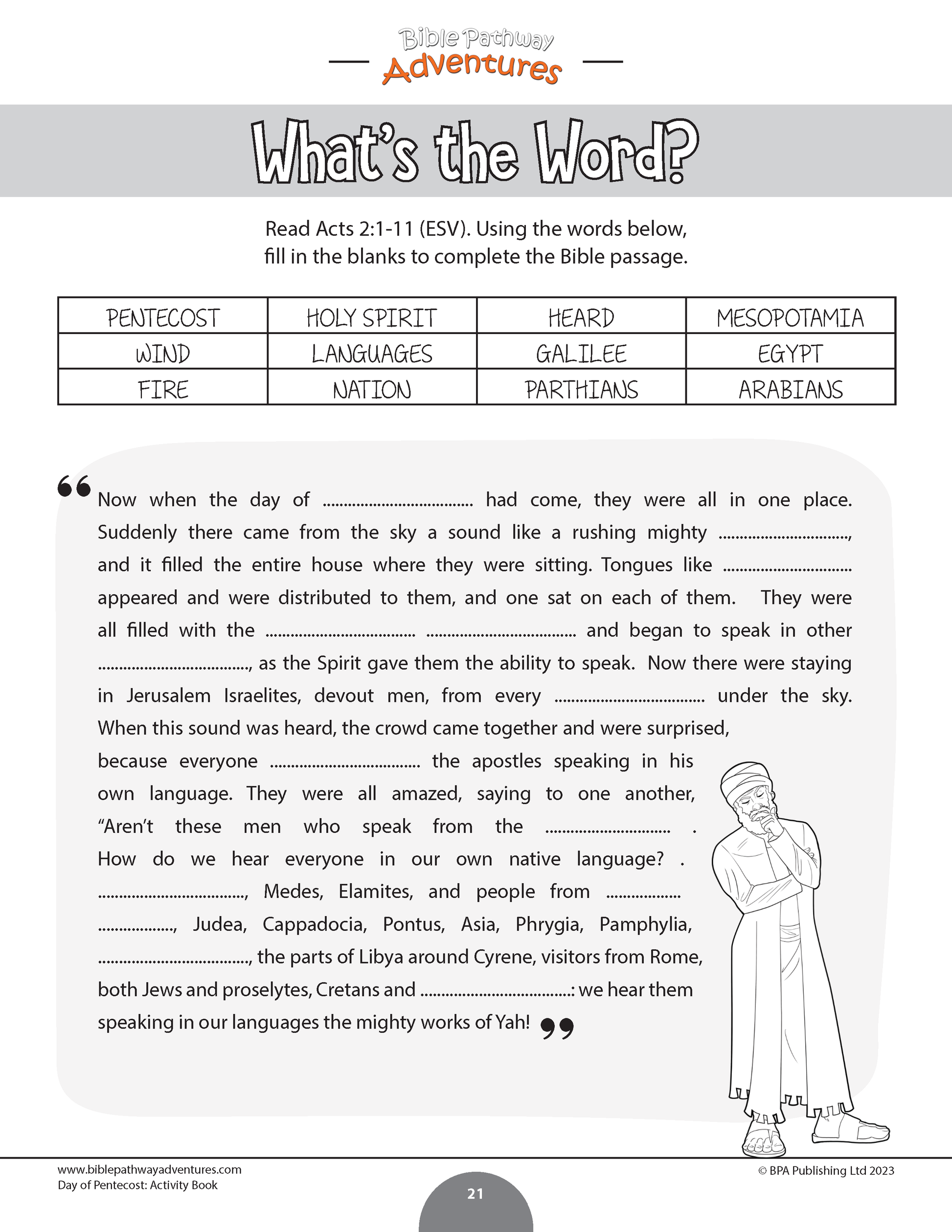 Day of Pentecost Activity Book (PDF) – Bible Pathway Adventures day-of-pentecost-activity-book-pdf-bible-pathway-adventures
