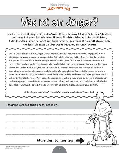 Die Jünger - Übungsbuch (PDF)