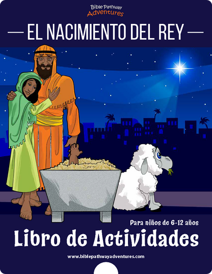 El nacimiento del Rey: Libro de actividades book cover